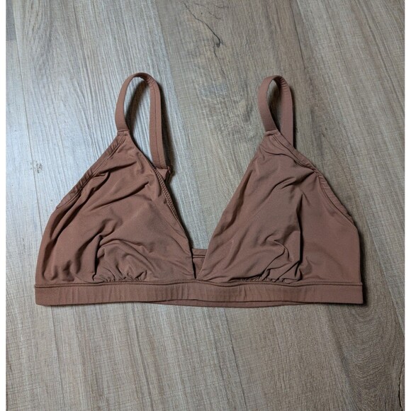 Pink Victoria's Secret Size XL Bralette Set Of 2 Bras Triangle Stretch Cute - Picture 6 of 11